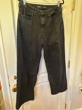 Old Navy Black High-Rise Wow Wide Leg Jeans